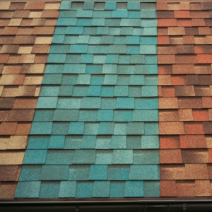 different color roofing shingles